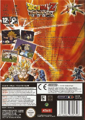 Dragon Ball Z - Budokai 2 box cover back